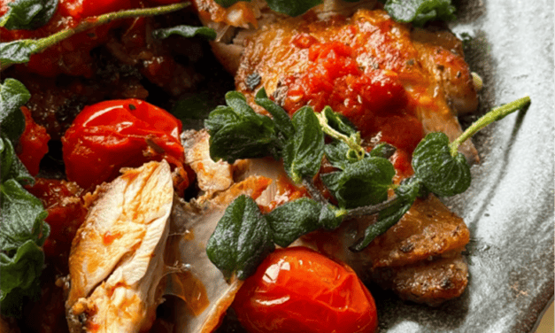 Roman Fried Chicken with Tomatoes