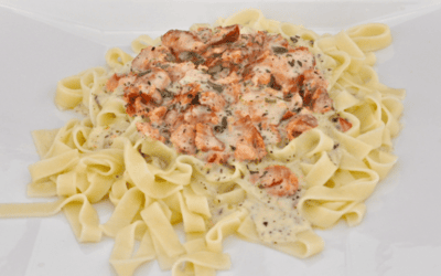 Tagliatelle with Smoked Salmon